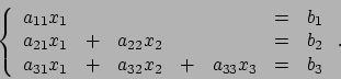 \begin{displaymath}Ax=b \quad \rightarrow \quad x=A^{-1}b \equiv A^Tb\end{displaymath}